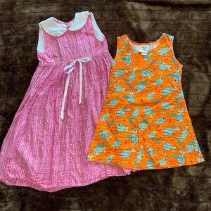 Pair of Girls Size 6/6X Dresses Strasburg,‎ Bubble & Squeak Excellent Condition